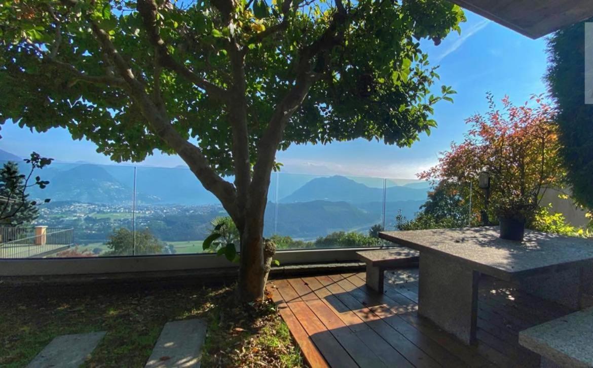 Family Suite With Garden And Amaizing View To Lugano Cademario Dış mekan fotoğraf